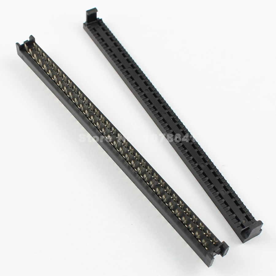 50pcs 2.54mm Pitch 2x32 Pin 64 Male Header IDC Ribbon Cable Transition Connector | Обустройство дома