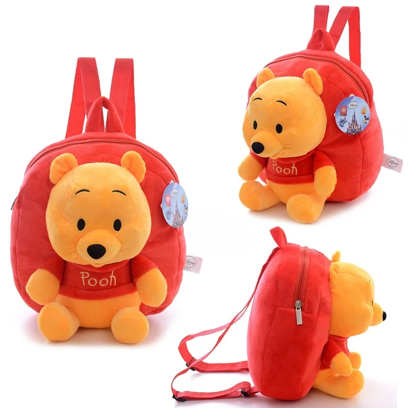 5 Style Disney Plus Dolls Toy Winnie the Pooh Mickey Mouse Mickey Minnie Jumping Tiger Plush Doll Bag Children's Birthday Gift