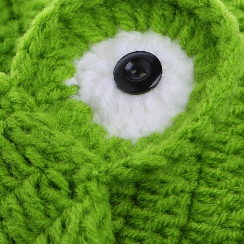 Newborn Baby Girls boys Yoda Outfits Crochet Hat Frog Costume Photo Props | Детская одежда и обувь