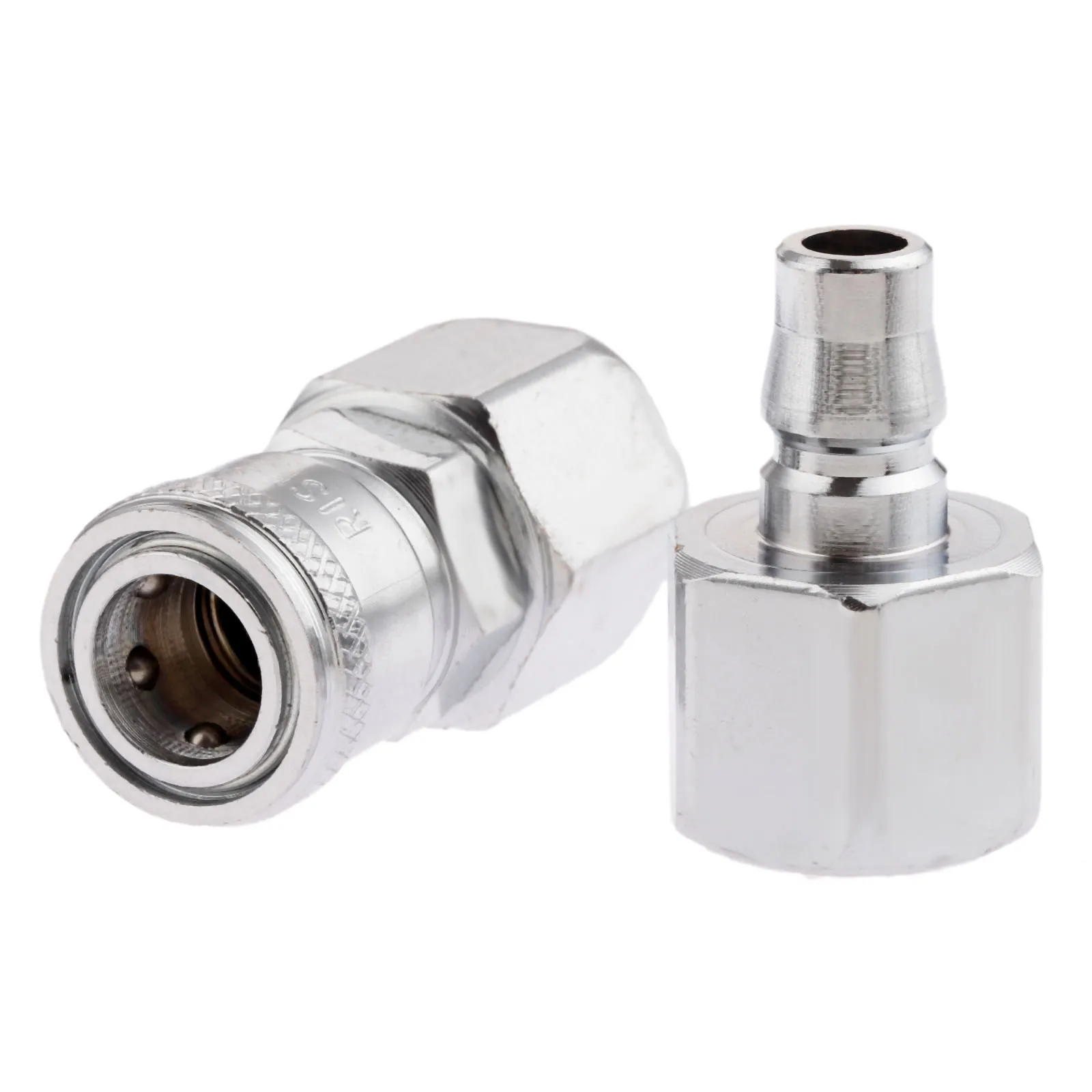 2Pcs Iron Pneumatic Euro Air Line Hose Compressor Connector Quick Release 1/2&quot BSP Female Coupler Fittings SF40 PF40 | Обустройство