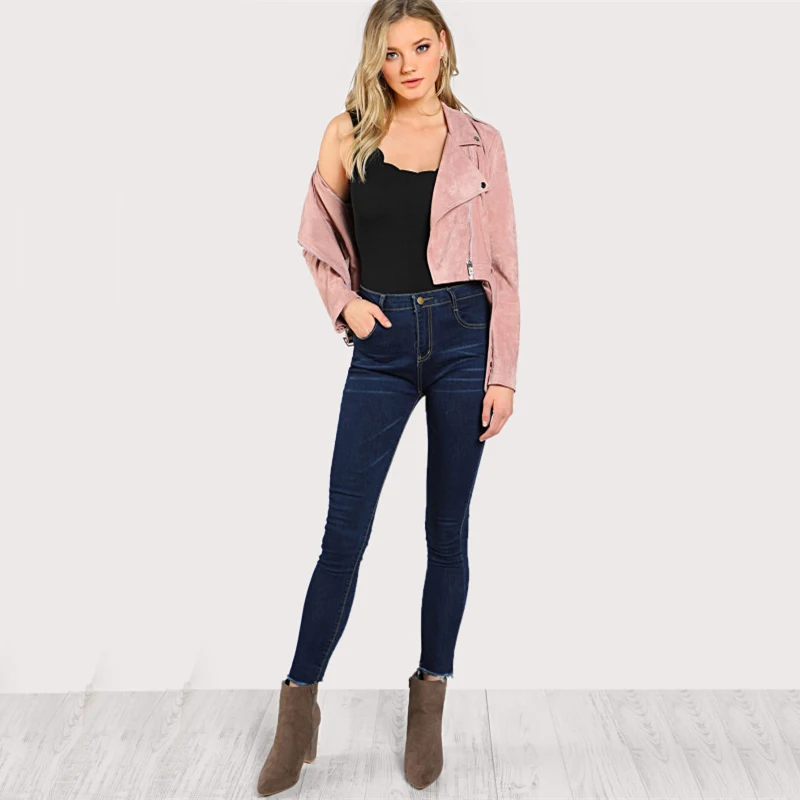 SHEIN Повседневное Одноцветное Модное Боди С Фестонами Сексуальные Женские Летние Боди Без рукавов