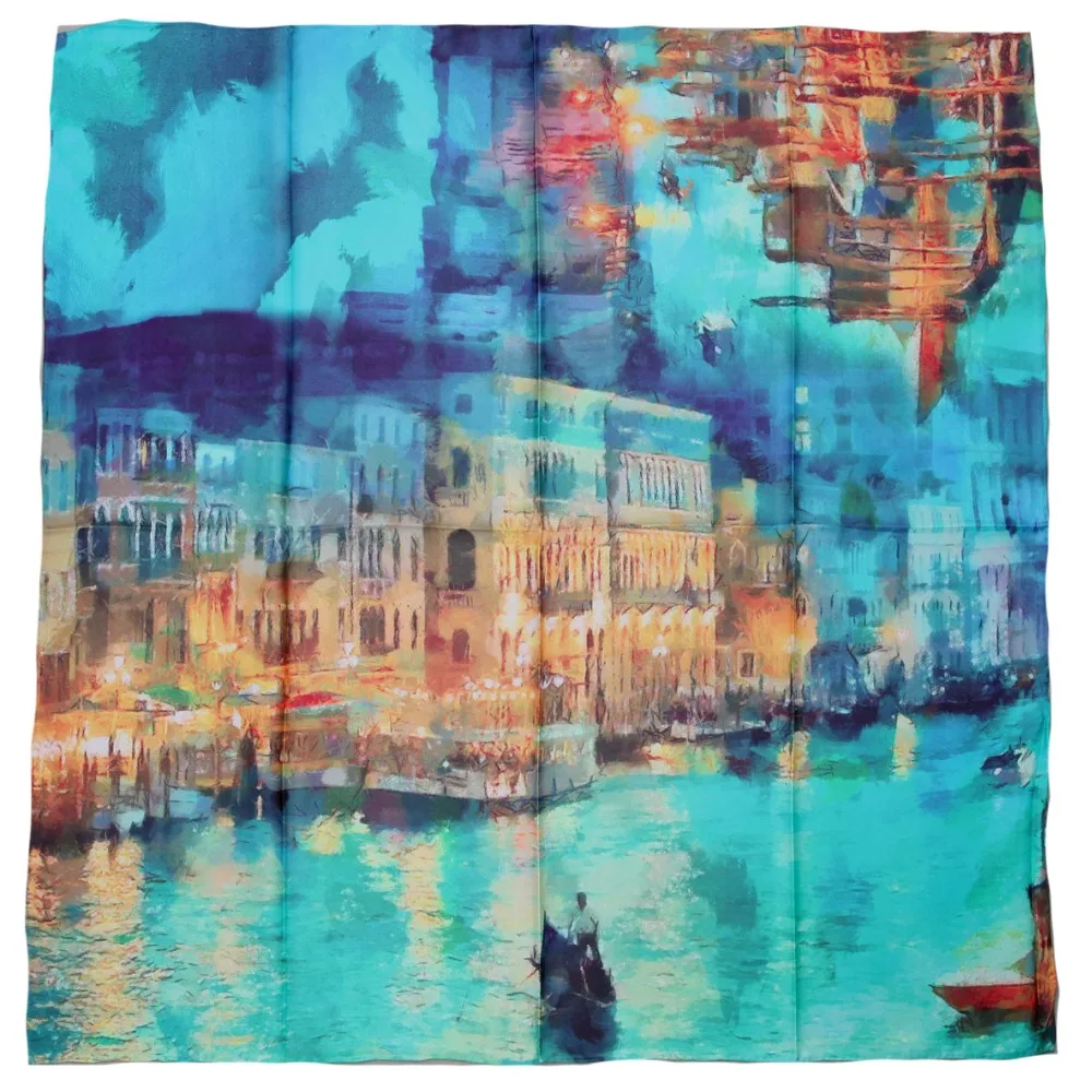 

ELEGANT HANDMADE BRAND 100%Twill Silk Scarf TWIC-209437