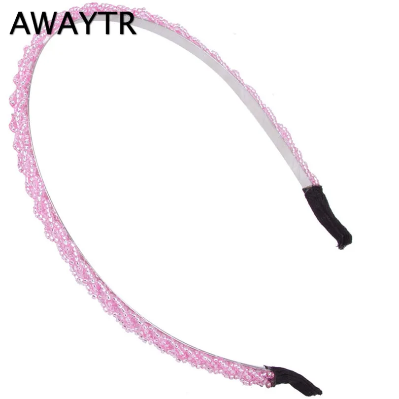 1 шт. обруч для волос с кристаллами и бусинами тиара девочек женщин свадебные