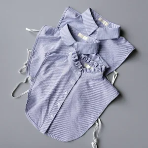 Черная блузка с воротником-стойкой, шифоновая, дизайнерская, аксессуары для галстуков