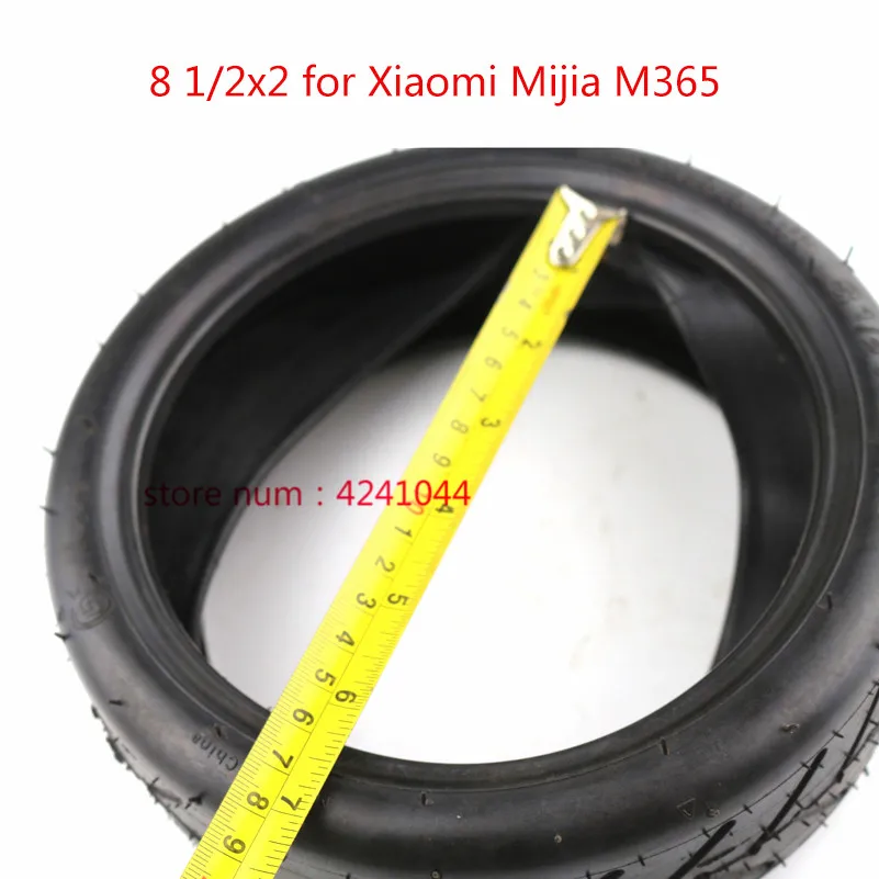 8 1/2x2 шин и внутренняя трубка подходит для Xiaomi Mijia M365 умного электрического/бензоскутер детская коляска - Цвет: out tyre