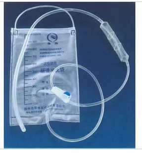 2pcs Home enema bag enema bowel bags household bowel aseptic packaging disposable intestinal wash bags hailicare enema bag reusable silica gel coffee water colon cleansing enteroclysm detoxified bowel bags vaginal washing enema kit