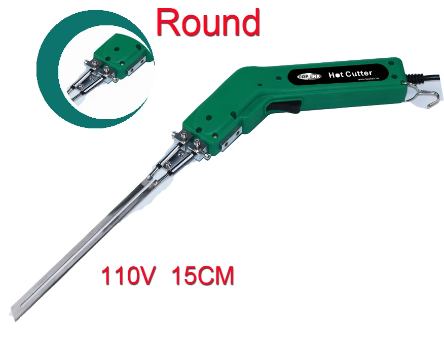 110V 15 cm Round Электрический нож для резки губки из пены, профессиональное оборудование для термической резки 15 см или 20 см - Цвет: 110V 15 cm Round