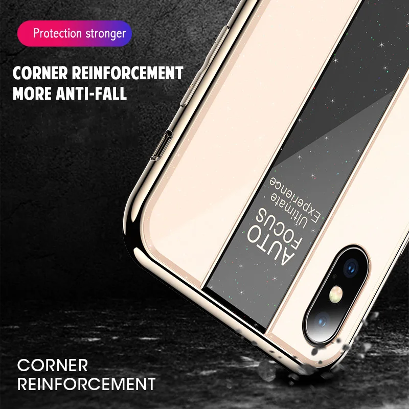 Модные чехлы для Apple iPhone Xr ультратонкий ударопрочный чехол из оргстекла и ТПУ с