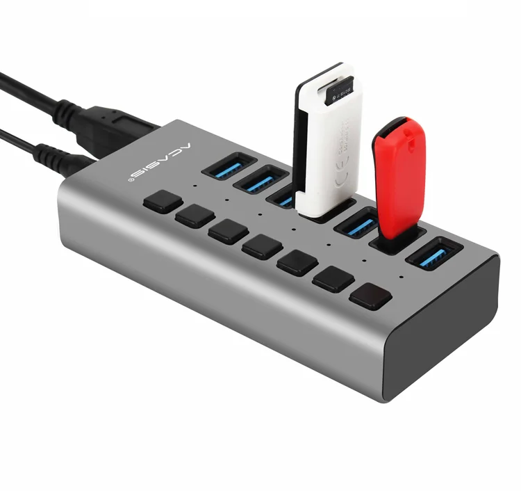 Acasis USB 3 0 7 портовый сплиттер многоинтерфейсный расширительный концентратор