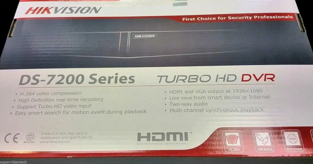 Turbo видеорегистратор Hikvision DS-7208HGHI-SH 8 каналов HD-TVI tribrid 1080 P DVR | Безопасность и защита