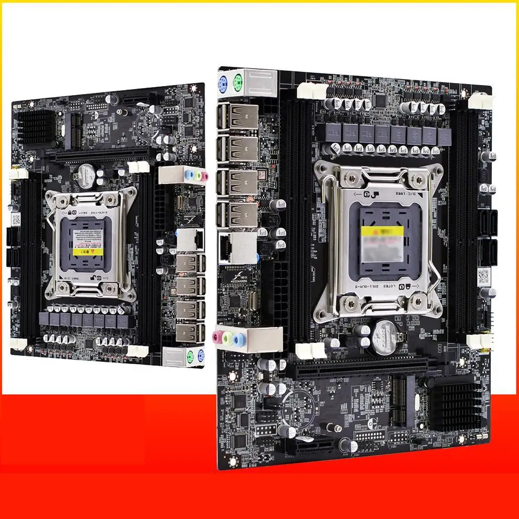 X79F настольные компьютеры материнская плата Sata 3 0 Usb процессор 2011 компьютер 4
