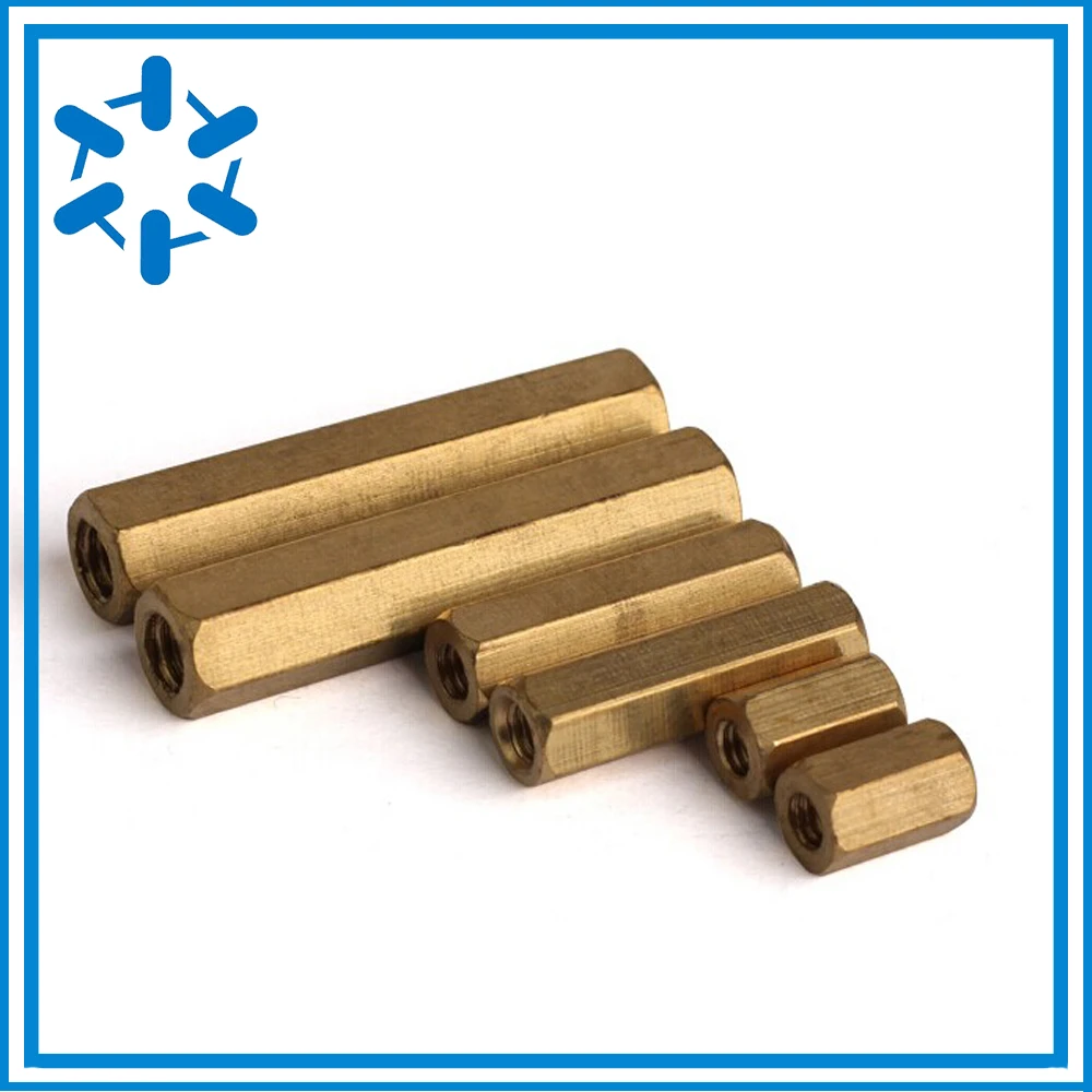 Латунная Шестигранная Проставка/стойка/Шестигранная стойка M5 M6 * L 50 шт./лот |