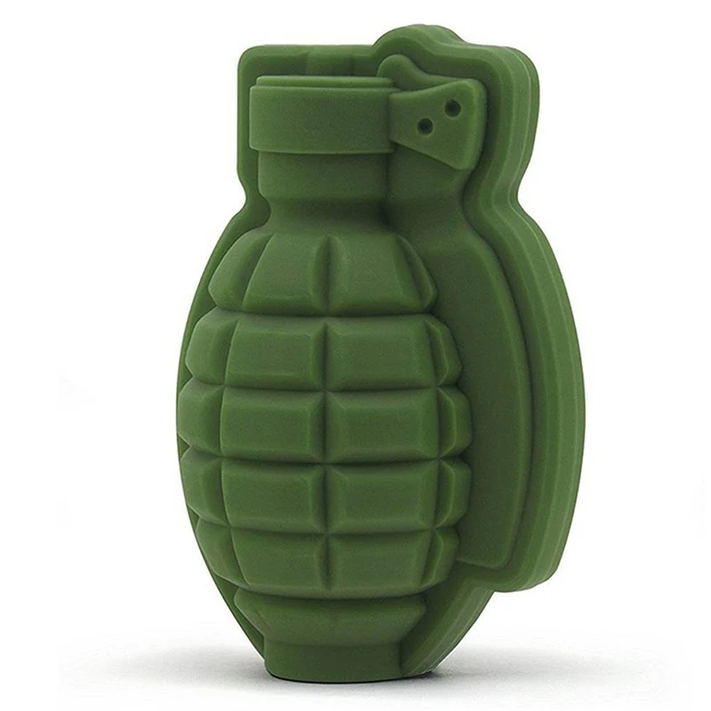 Creative 3D Ice Cube Mold Shape Army Green Fun Tool Kitchen Decorating New |