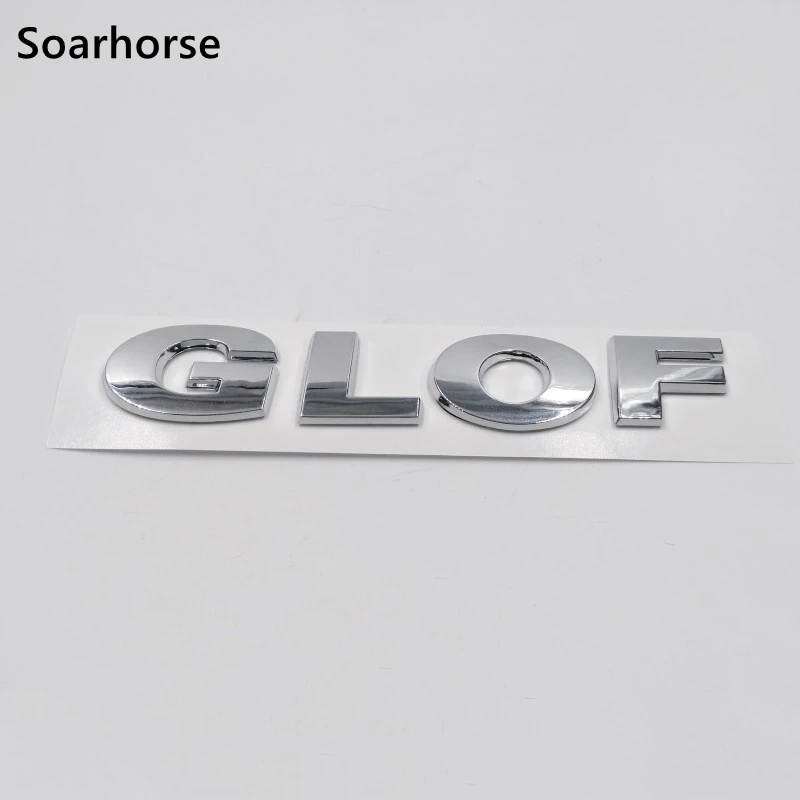 Soarhorse Новый стиль для Volkswagen Golf слово логотип автомобиля задний багажник эмблема
