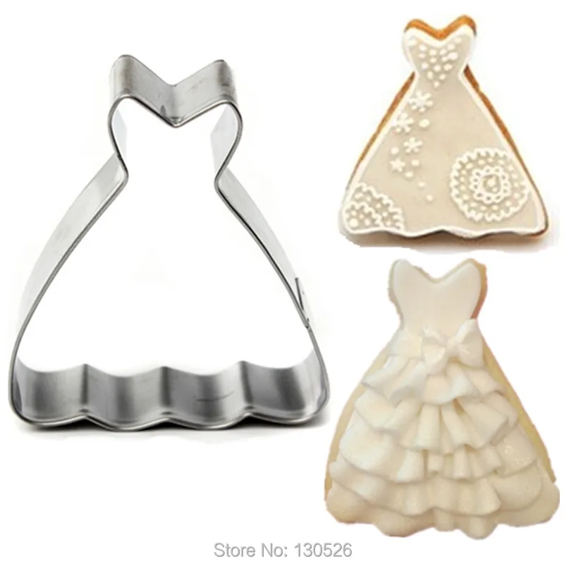 Форма для торта свадебное платье Принцесса наряд печенья желе инструменты