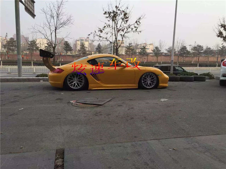 Задний спойлер из углеродного волокна для Porsche Cayman | Автомобили и мотоциклы