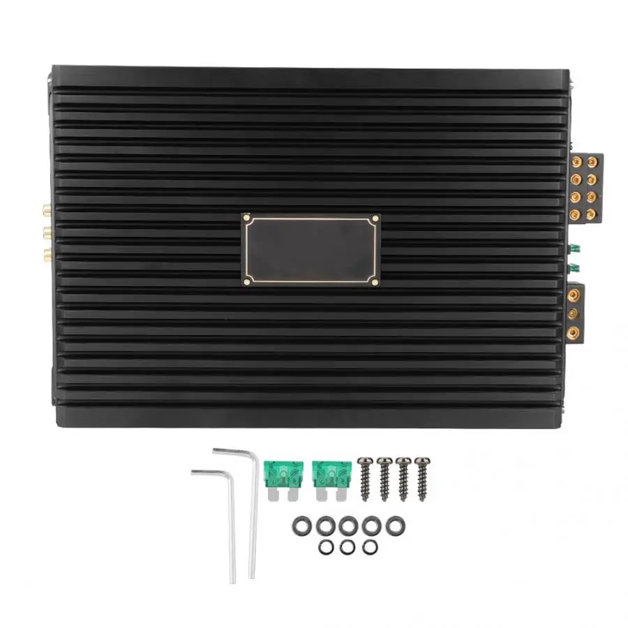 automobiles 1600W Car Audio Stereo Speaker Power Amplifier AMP RMS 4 Channels Black AQ-R480 araba aksesuar