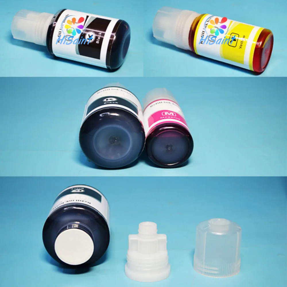 Hisaint для Epson T502 комплект пополнения чернил ECOTANK ET 2700 2750 3700 3750 4750 7700 7750 струйный