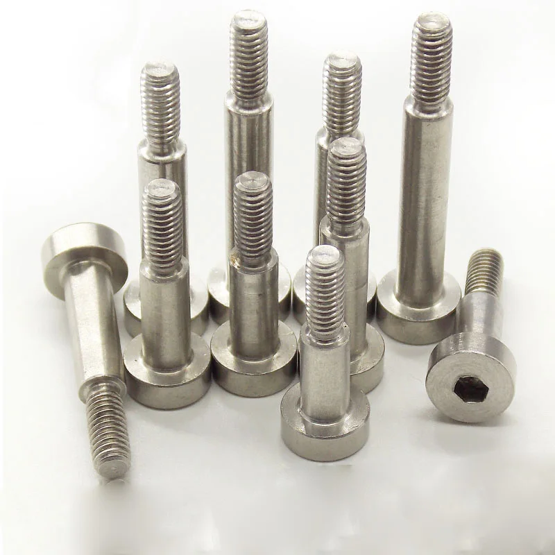 

4pcs M8 stainless steel diameter 1.0mm plug screw shoulder hex screws mold stop bolts 35mm-50mm length