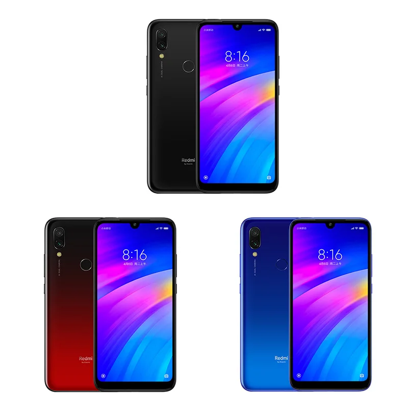 Глобальная версия Xiaomi Redmi 7 2 ГБ 16 6 26 дюйма HD экран Восьмиядерный процессор Snapdragon 632