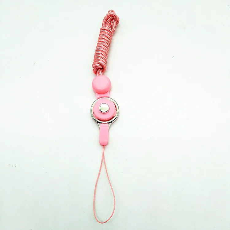 Многофункциональный ремешок для мобильного телефона шейный регулируемый ремешок на шею украшение для телефона - Цвет: Pink