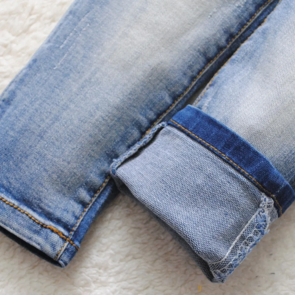 4104 детские джинсы для мальчиков маленьких штаны девочек весенне-осенние