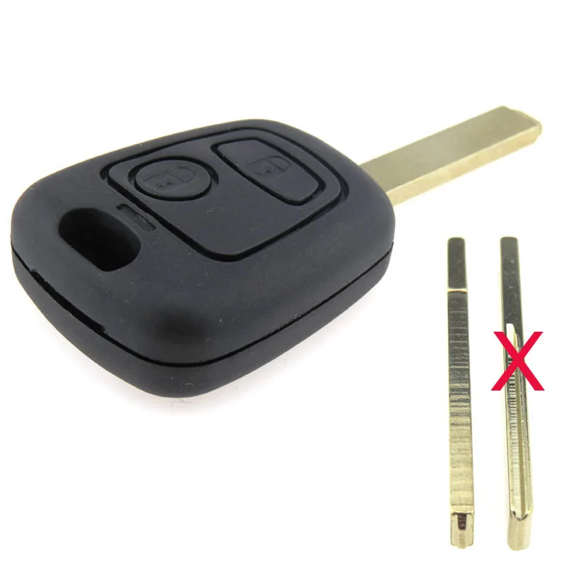 Чехол для автомобильного ключа с 2 кнопками Peugeot 307 1007 107 207 407 607 CITROEN C1 C2 C3 C4 C5 C8 Xsara