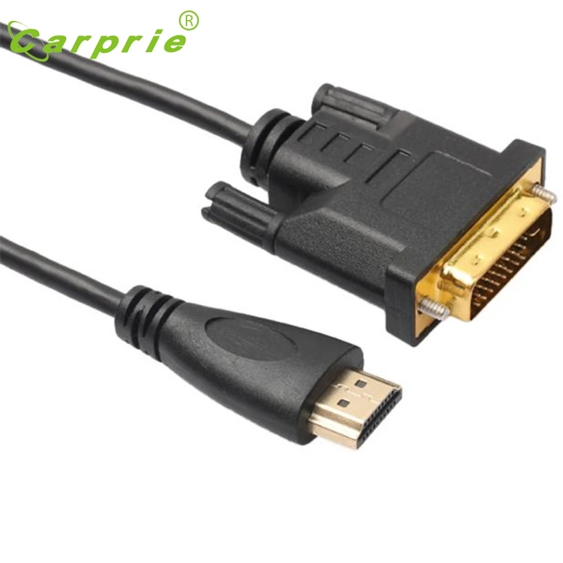 CARPRIE 1 м HDMI к DVI Мужской кабель взаимная D мужчин конвертер для HDTV HD Mar13 MotherLander|dvi