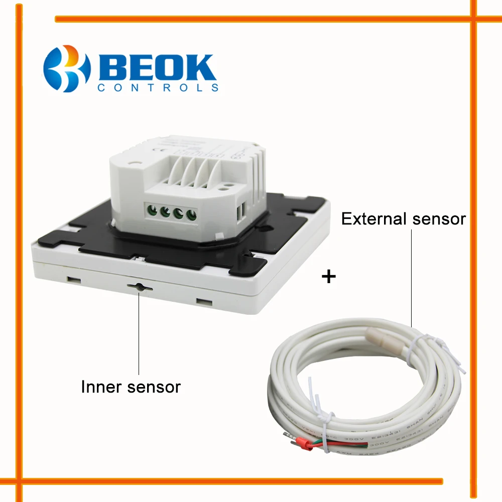 Beok 3 шт. TOL63R EP Электрический терморегулятор отопления для теплого пола