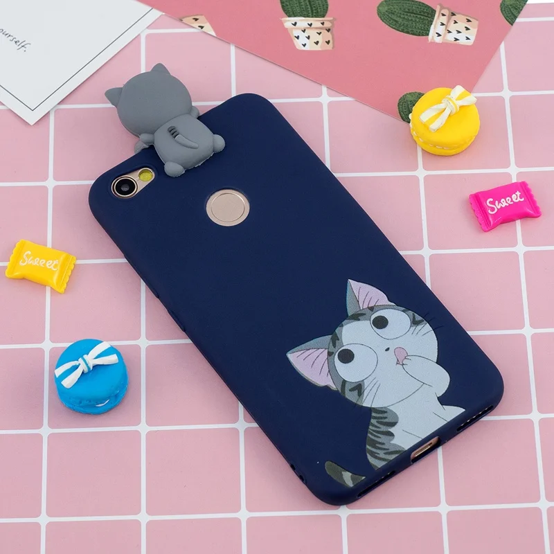 3D Pet Toys Cartoon Case For Xiaomi Redmi Note 5A Prime Slim Silicone Cases Cover |