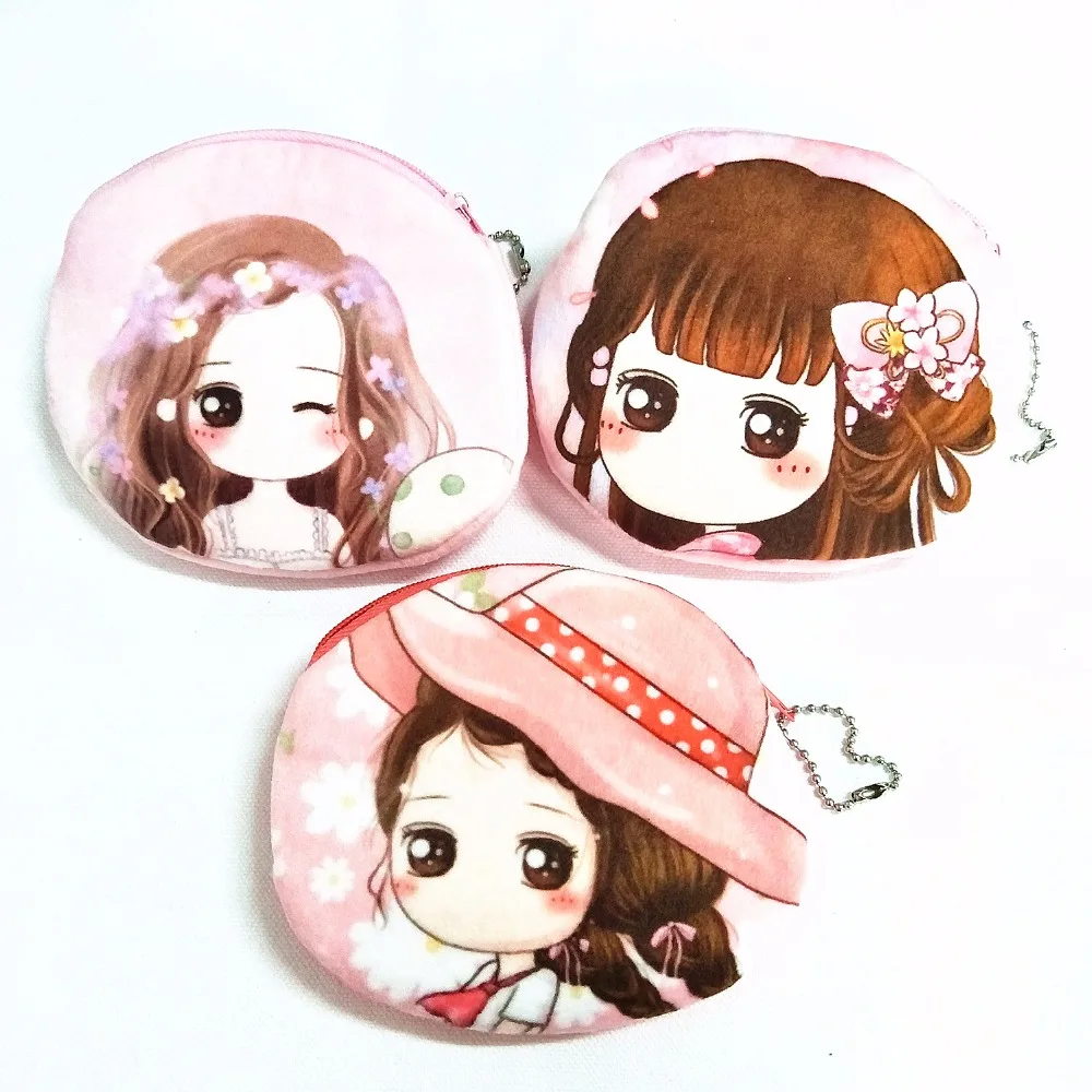 M245 милый мультяшный персональный плюшевый Кошелек для монет кошелек сумка карт