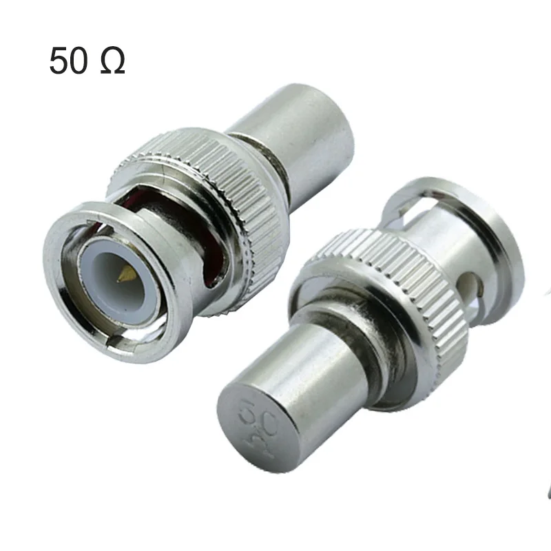 100 шт./лот 50OHM/75OHM BNC штекер терминала Мужской Терминатор RF Разъем для CCTV|terminating bnc