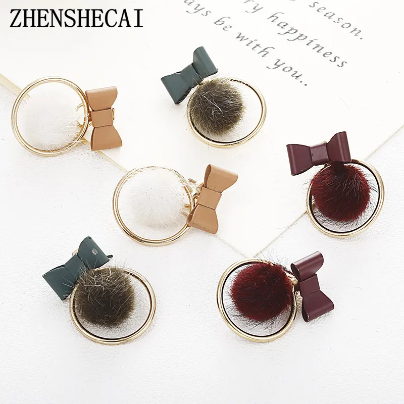 Красные белые зеленые серьги с плюшевыми шариками для женщин bijoux новый дизайн
