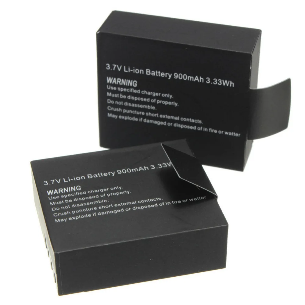 1X900mAh литий ионный аккумулятор для SJCAM SJ4000 SJ5000 SJ6000 SJ7000 Sport DV мини камера фото Замена