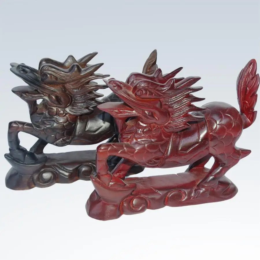 

Украшения из красного дерева Kirin, ремесла, Мьянма, Вьетнам, Санфорд, подарок, украшение для дома