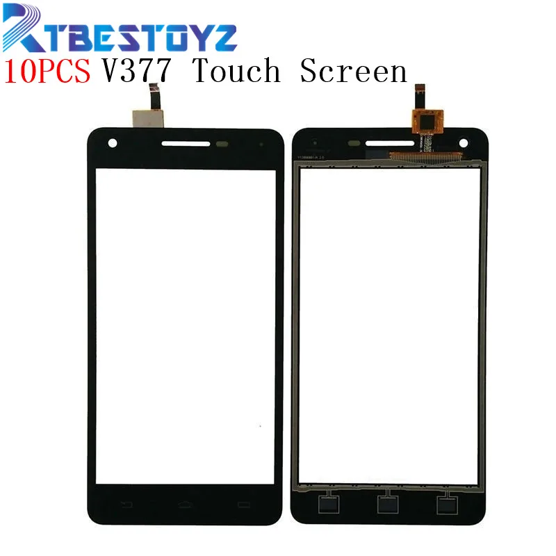 RTBESTOYZ 10PCS 5.0 inch Touch Panel Sensor For PHILIPS V377 377 Screen Digitizer Front Glass Lens Touchscreen | Мобильные телефоны