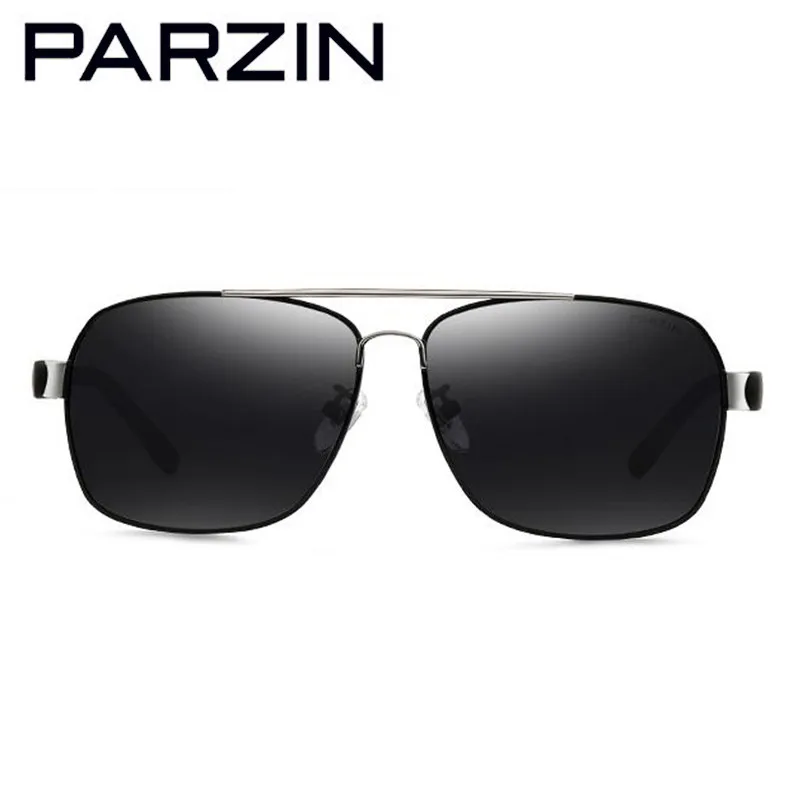 PARZIN Мужчины Поляризованные Солнцезащитные Очки Мужской Оттенки УФ Вождения С
