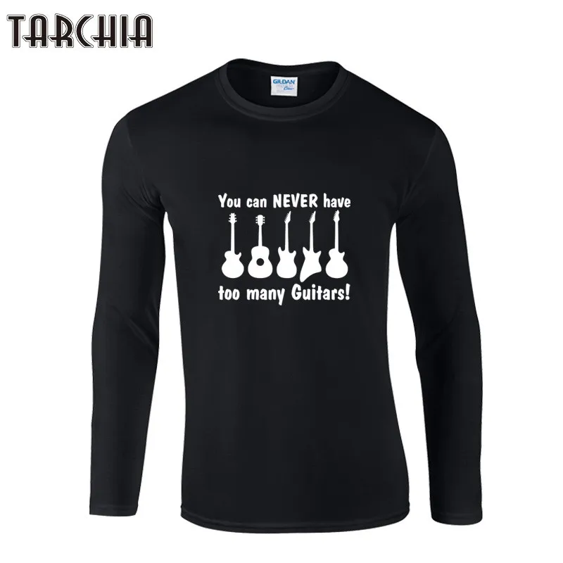 TARCHIA размера плюс брендовая одежда 2018 новые мужские хлопковые футболки с длинным