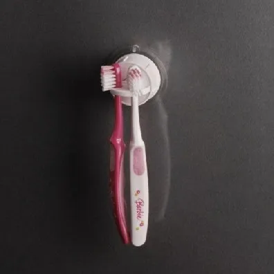 

Suction cup toothbrush holder toothbrush holder for bathroom accessories set in white Dehub brand high quality bathroom set