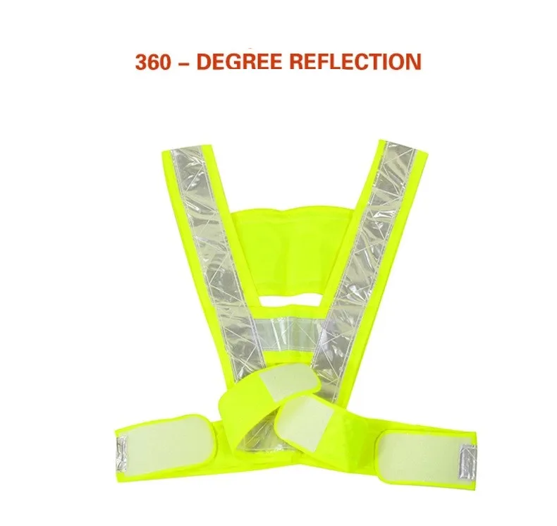 Safety Clothing Reflectante Reflective Fabric Material Strip Tap Band Vest &amp Jacket For Women Or Men | Безопасность и защита
