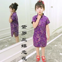 girls perfectly floral silkp chinese qipao