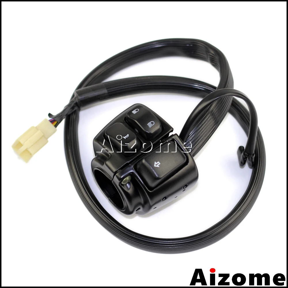 Переключатель сигналов поворота на руль мотоцикла 1 дюйм для Harley Softail Dyna Sportster V Rod