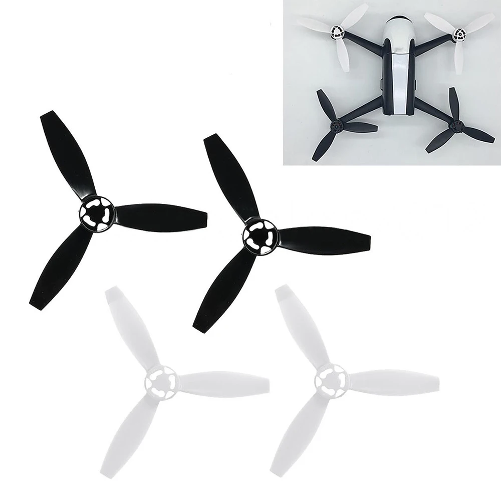 Новые 4 шт. черный/белый пропеллер углеродного волокна Blade роторы весло для Parrot Bebop