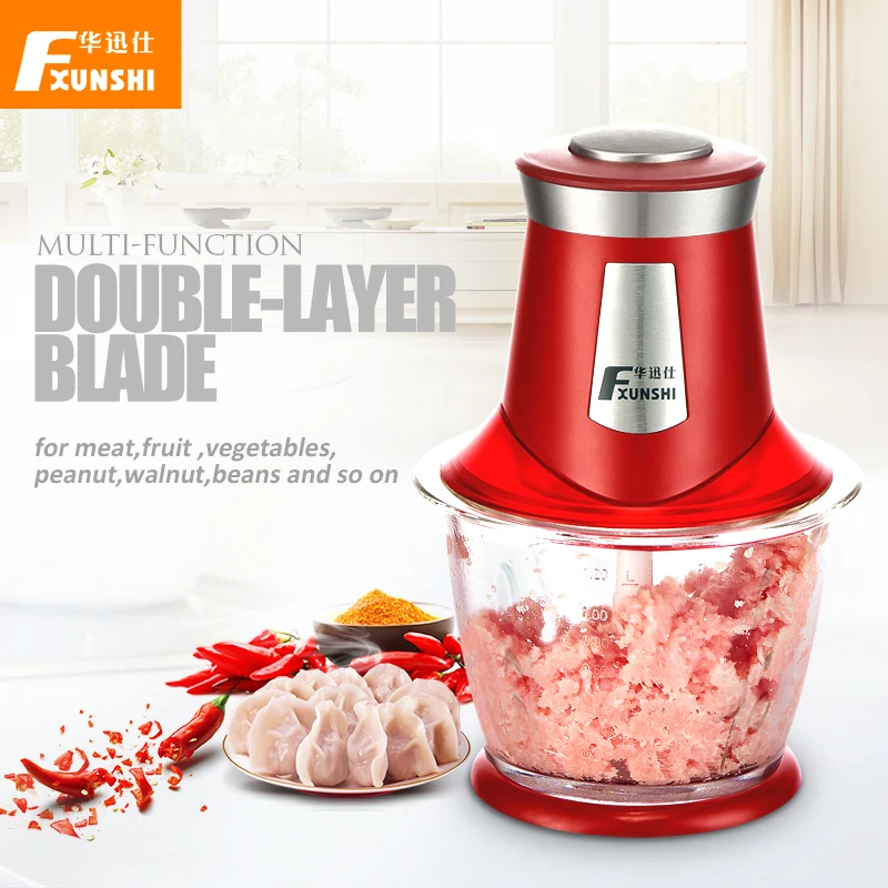 1.2L электрический мясорубку многофункциональный мясорубка орехи фрукты