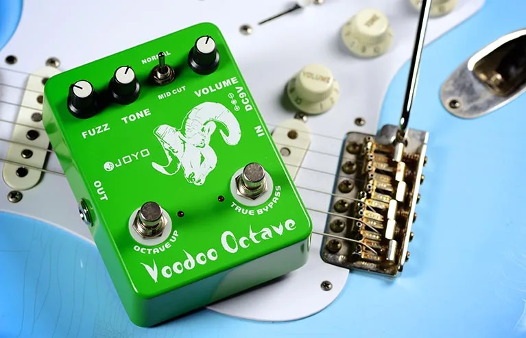 Joyo JF-12 Voodoo Octave Fuzz Guitar Effect Pedal with Free Pedal Case