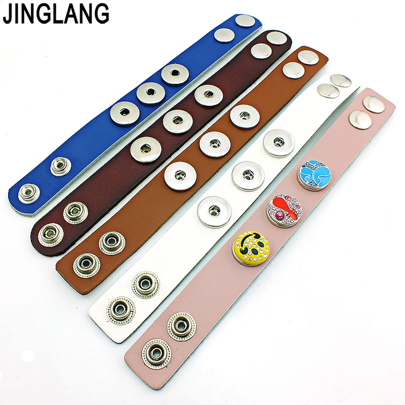 Совершенно новые очаровательные браслеты модные Сменные 18 мм Имбирные кнопки