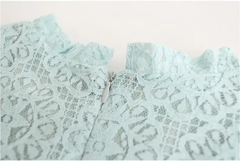 2017 new fashion kids girls flare sleeve lace dress children toddler full hallowing pom fall clothing | Детская одежда и обувь