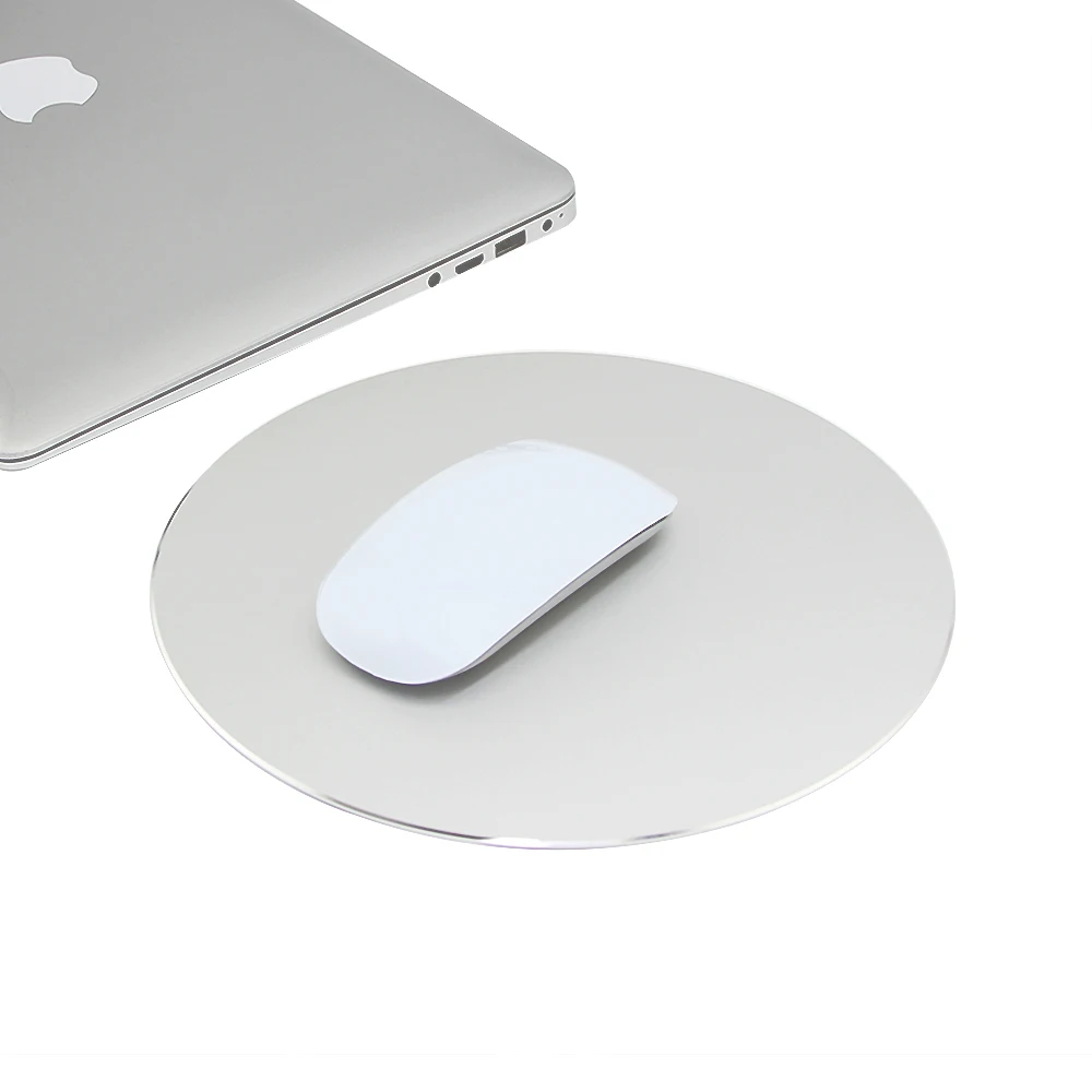 CHUYI коврик для мыши из алюминиевого сплава для Apple Magic mouse alfombrilla ordenador игровой коврик для мыши для Xiaomi MackBook Laptop Mause