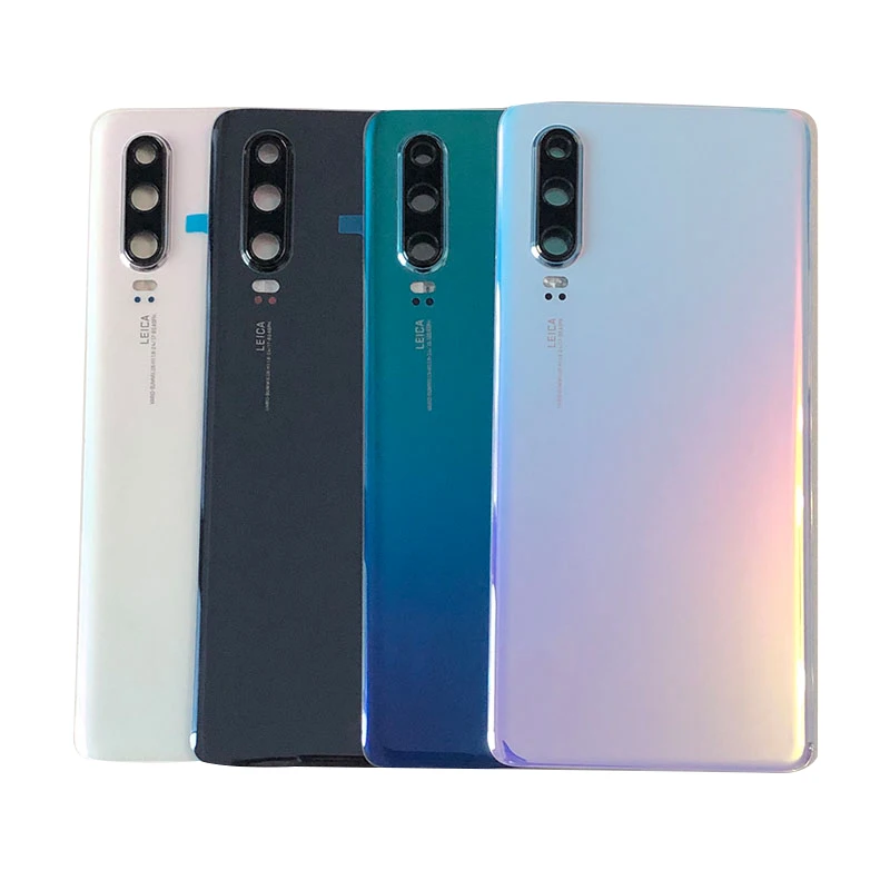 M& Sen для 6," huawei P30, стеклянная задняя крышка для батареи, чехол, корпус+ рамка для камеры со стеклянным объективом+ вспышка+ наклейка