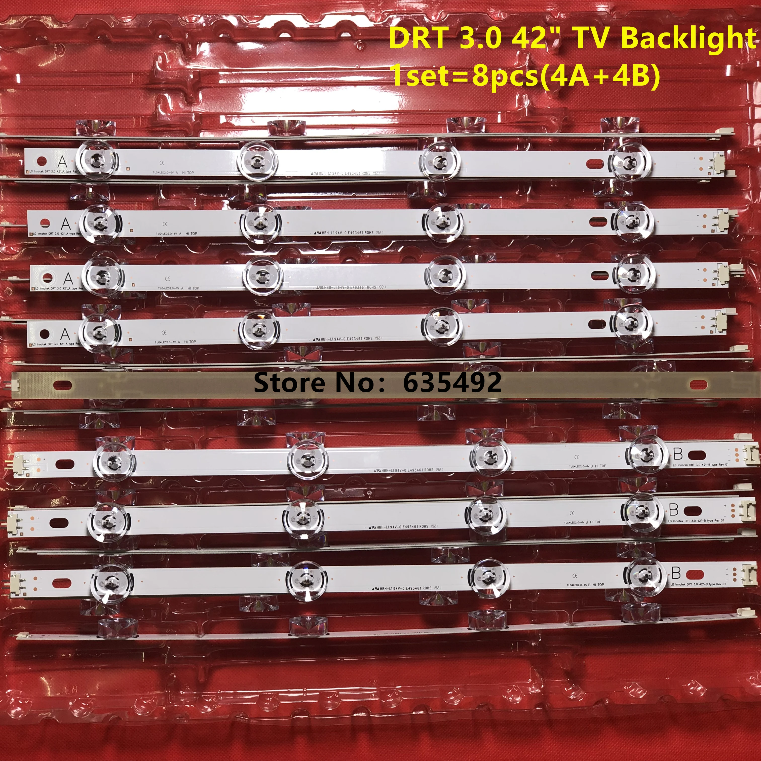 Светодиодная подсветка tira 8 светодиодный для LG 42 &quotTV INNOTEK DRT3.0 42&quot 42LB561V 42LB585V 42LB5500